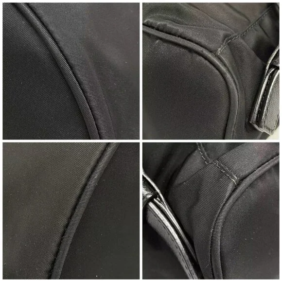 Auth PRADA - Black Nylon Leather Backpack - Picture 14 of 14